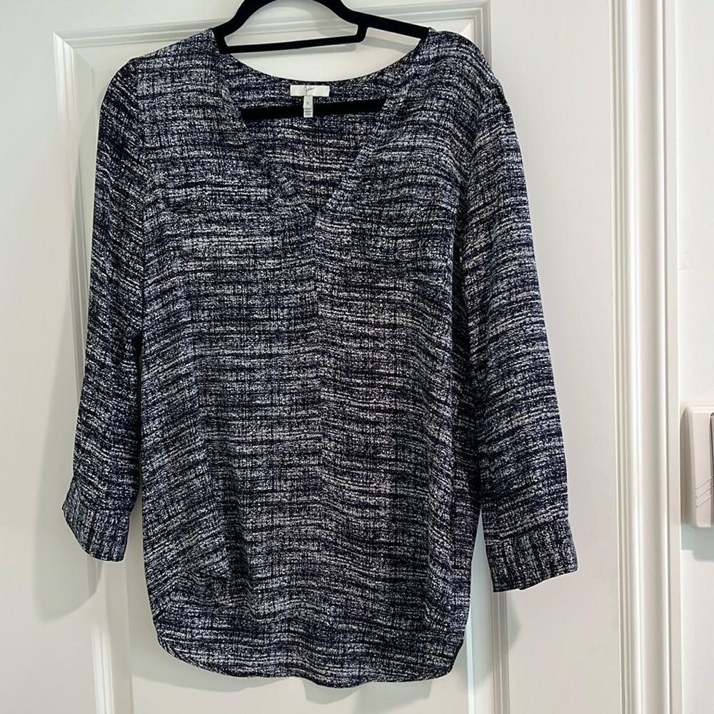Blue Joie silk blouse